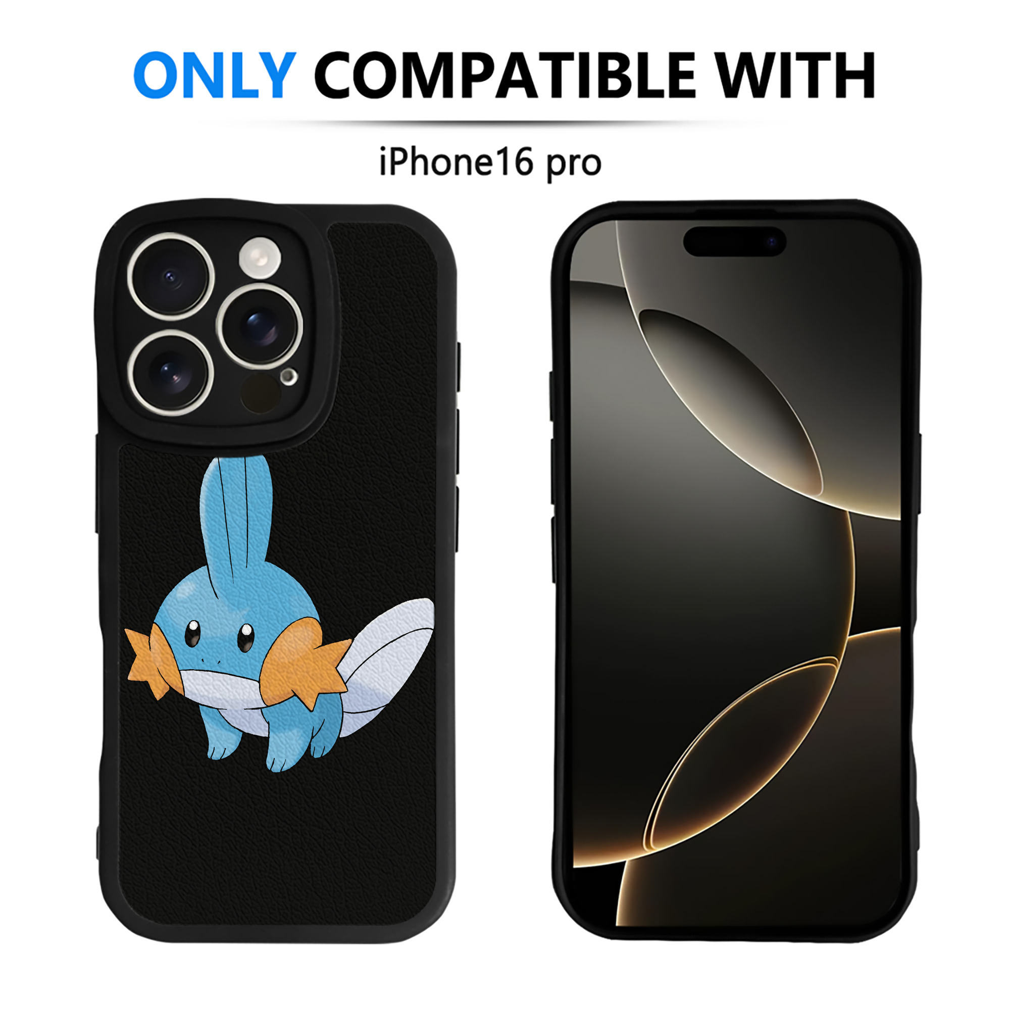 （画像用） ポケットモンスター Pokémon 【iPhone 16シリーズ対応】シリコンスマホケース（レザー調） 材質：シリコン